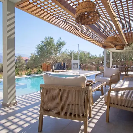 Mourelo Luxury In Chania With Private Pool Jacuzzi *