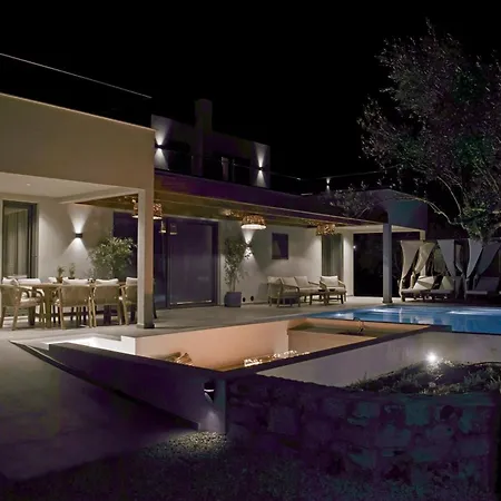 Mourelo Luxury In Chania With Private Pool Jacuzzi Vila