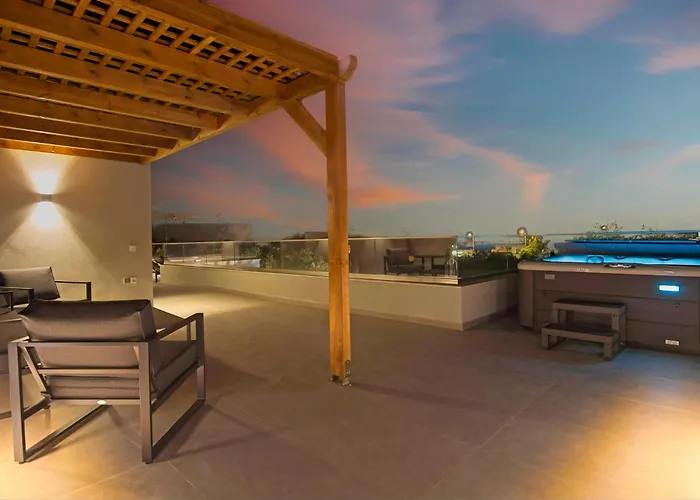 Mourelo Luxury In Chania With Private Pool Jacuzzi Villa Chania (Crete)