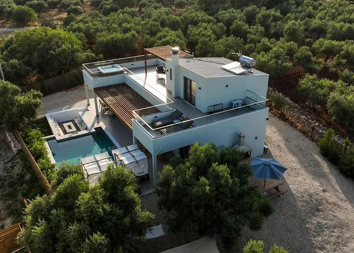 Mourelo Luxury In Chania With Private Pool Jacuzzi