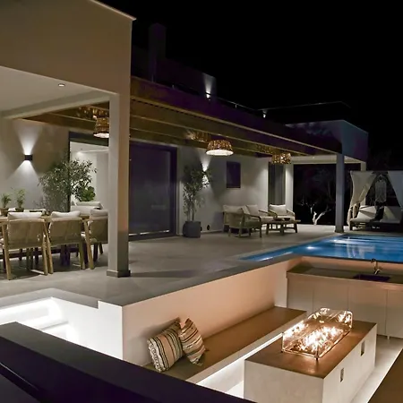 Villa Mourelo Luxury In Chania With Private Pool Jacuzzi