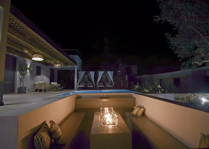Mourelo Luxury In Chania With Private Pool Jacuzzi Вілла Ханья (Крит)